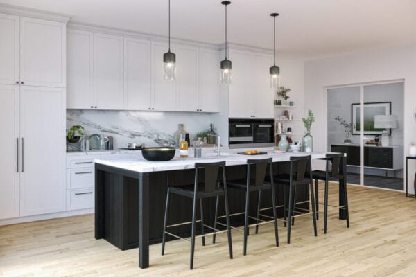 Black and White Kitchen