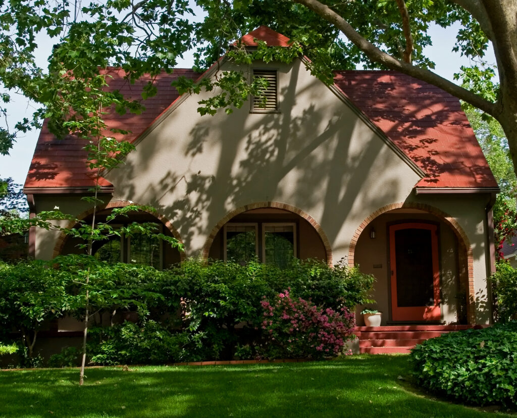 tree shade over home